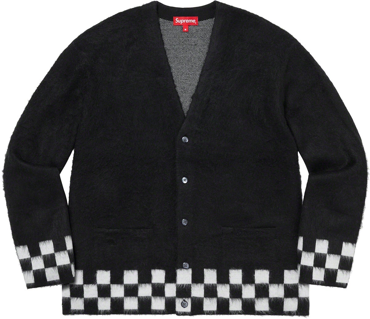 Brushed Checkerboard Cardigan view 9